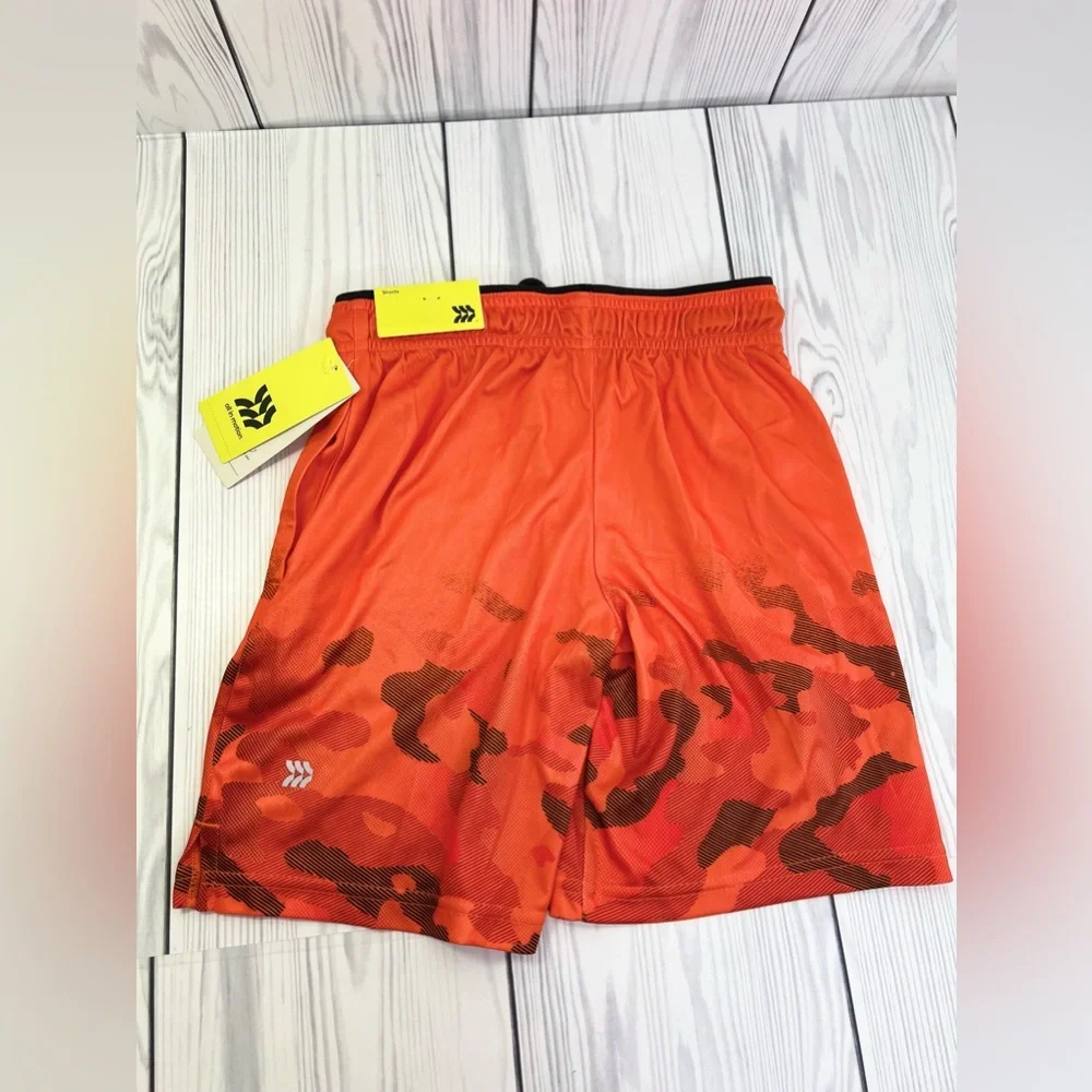 All In Motion Boys Orange Shorts